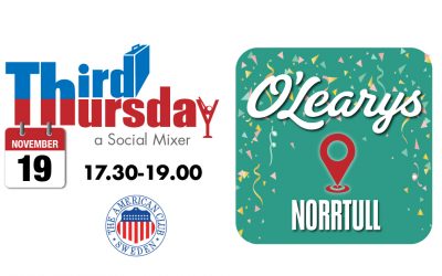 Third Thursday Mixer, Nov 19 @ O’Learys Norrtull