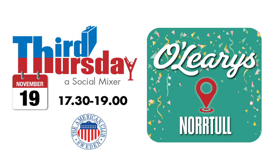 Third Thursday Mixer, Nov 19 @ O’Learys Norrtull