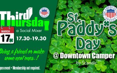 St. Paddy’s Day Third Thursday, March 17th @Downtown Camper by Scandic