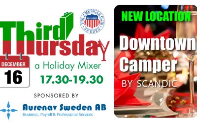 Third Thursday Holiday Mixer, Dec. 16th @ Downtown Scandic Camper